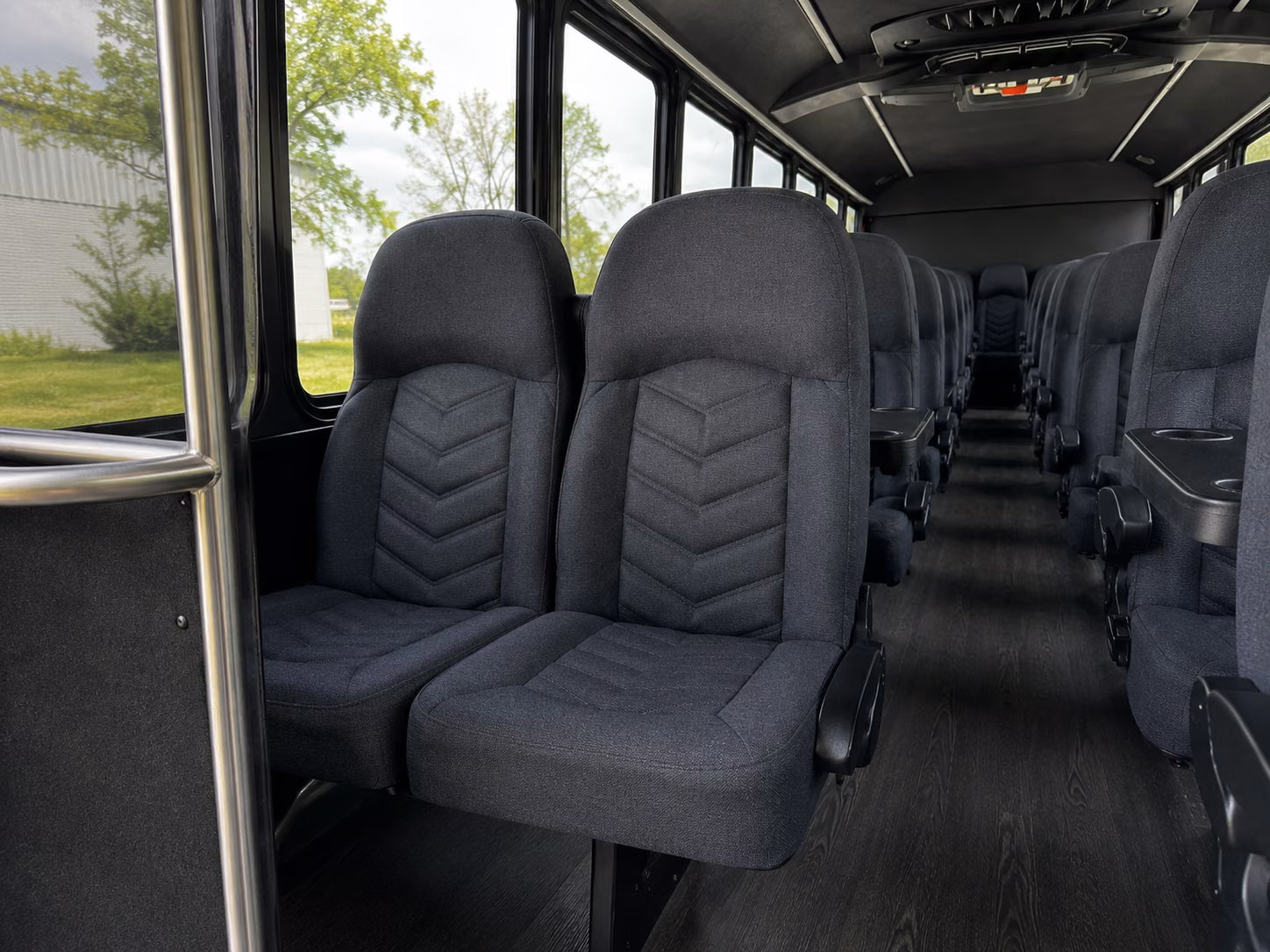 canton 15 passenger minibus interior