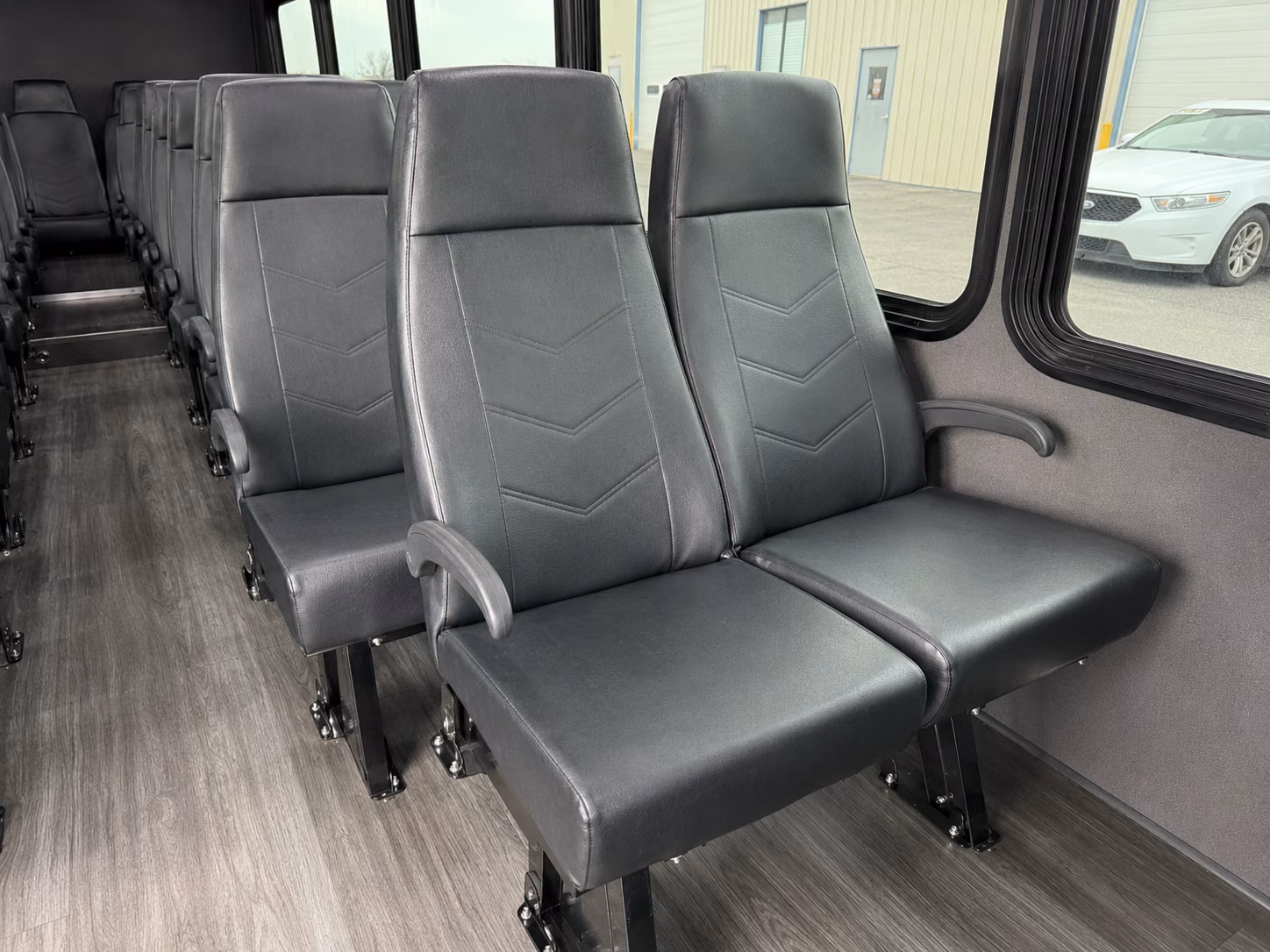 canton 18 passenger minibus inside