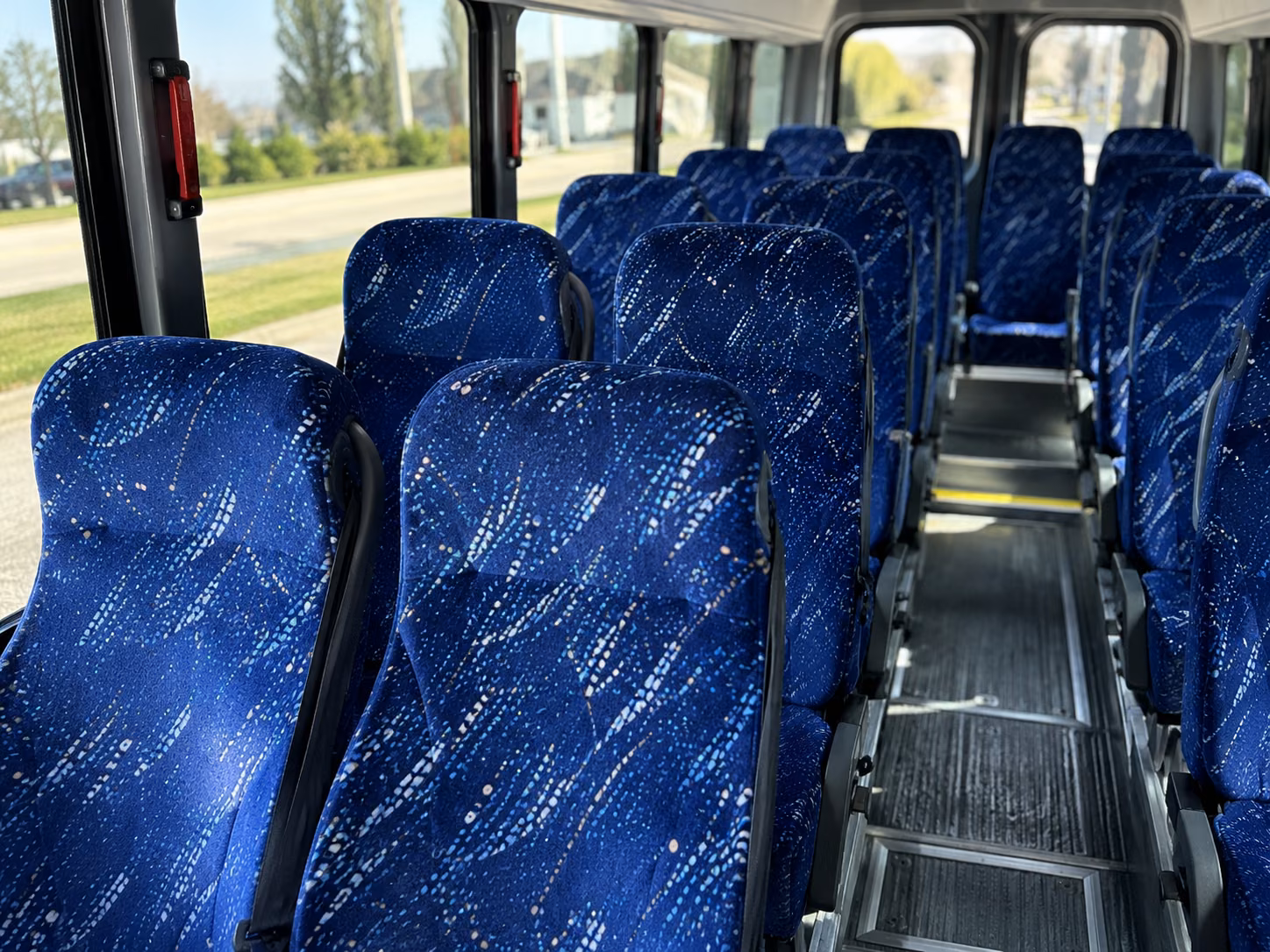 canton 18 passenger minibus interior