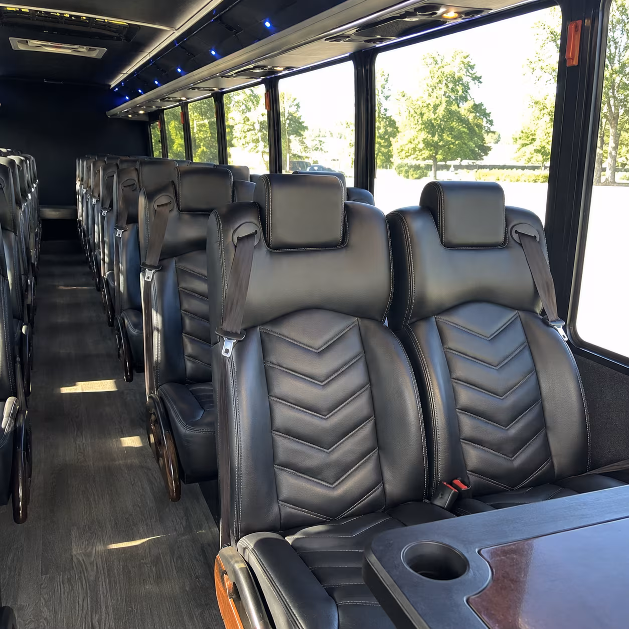 canton 25 passenger minibus inside