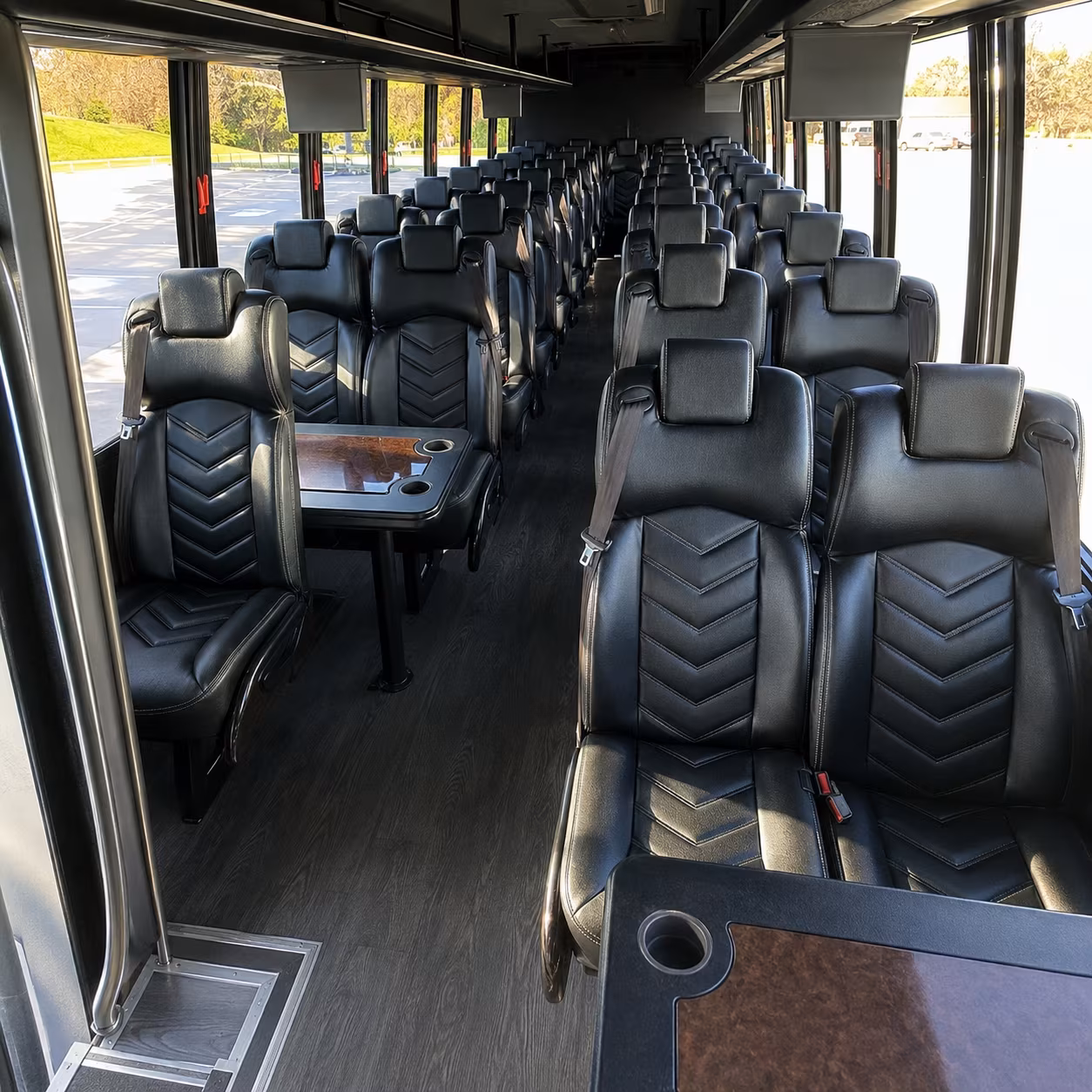 canton 30 passenger minibus interior