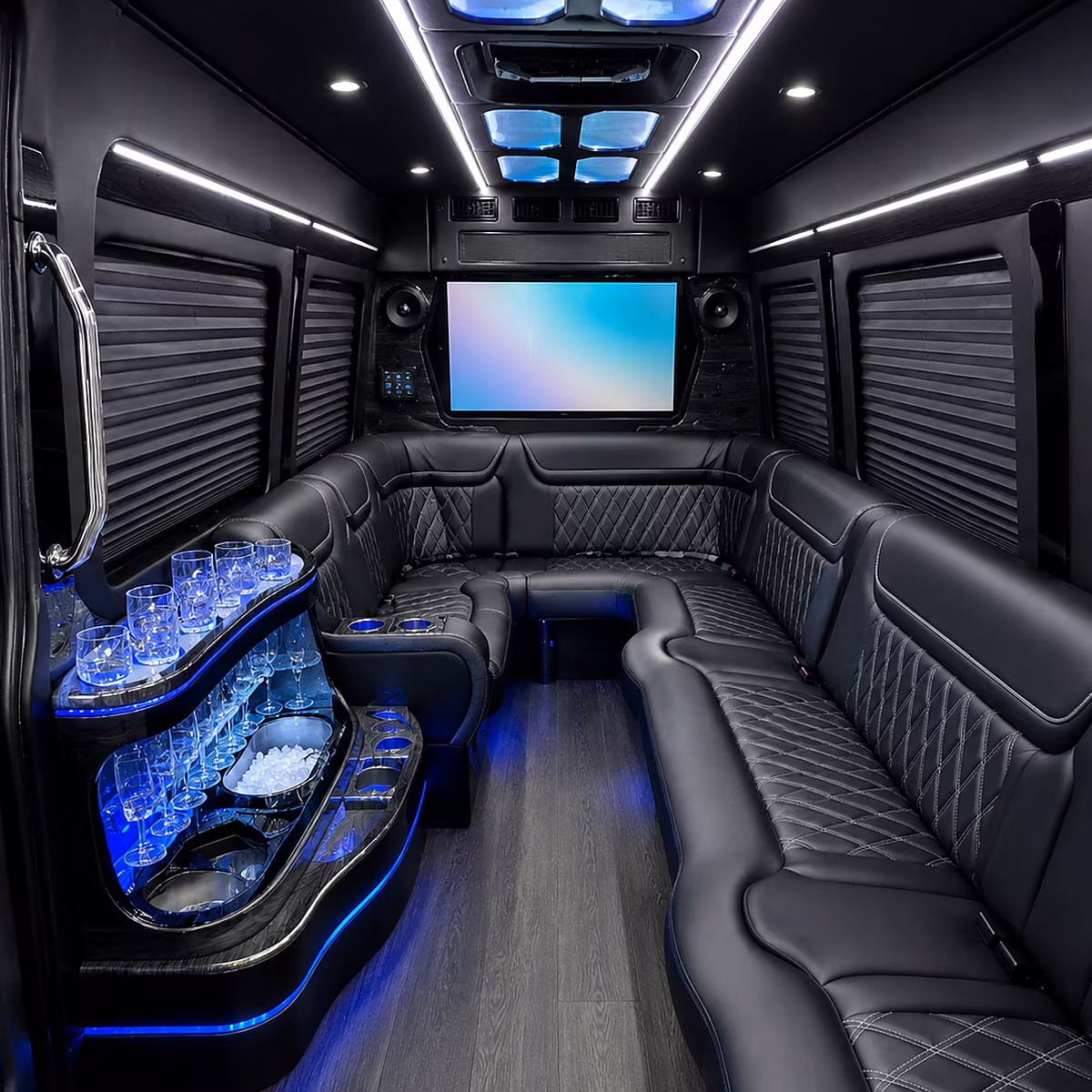 canton party bus interior