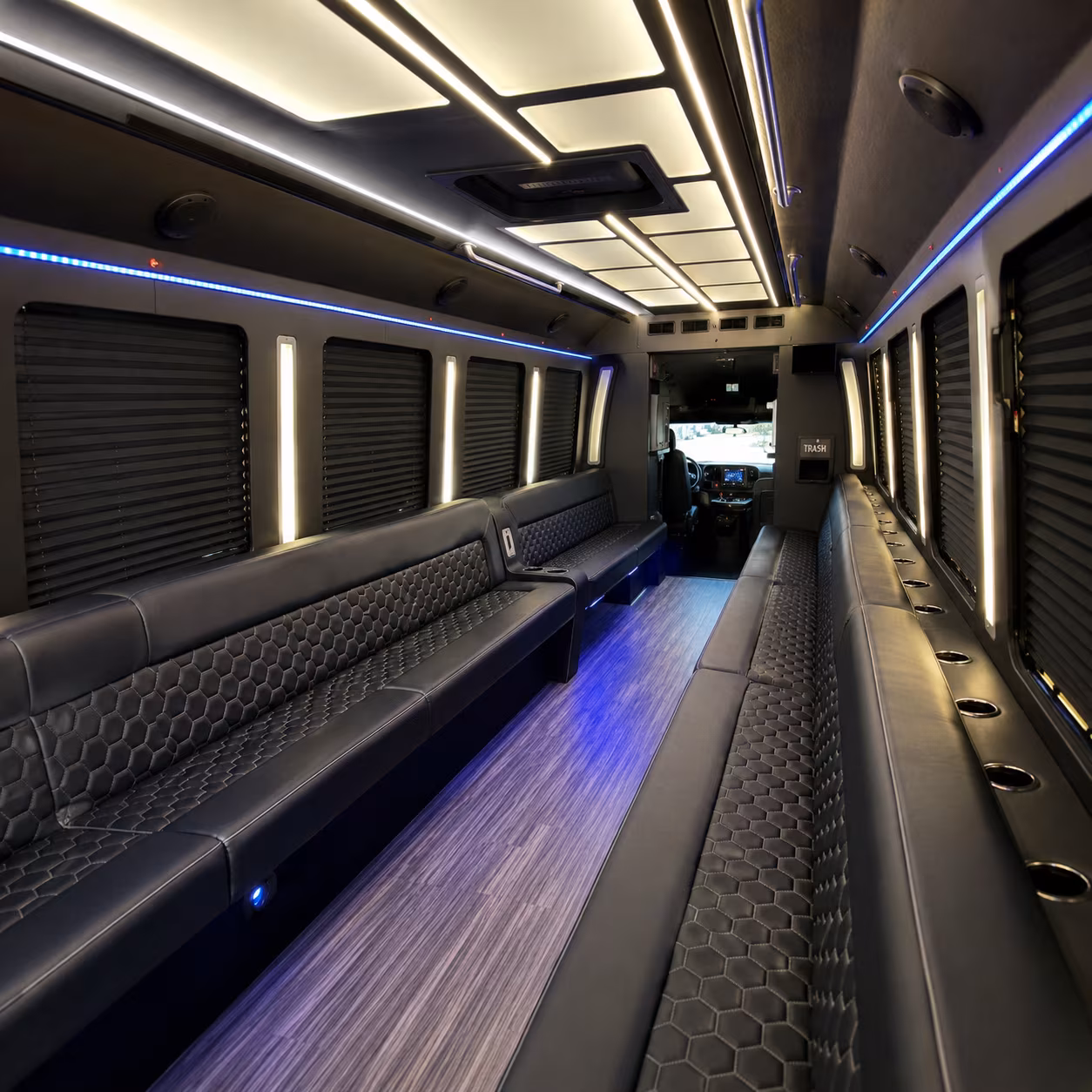 canton party bus rentals inside
