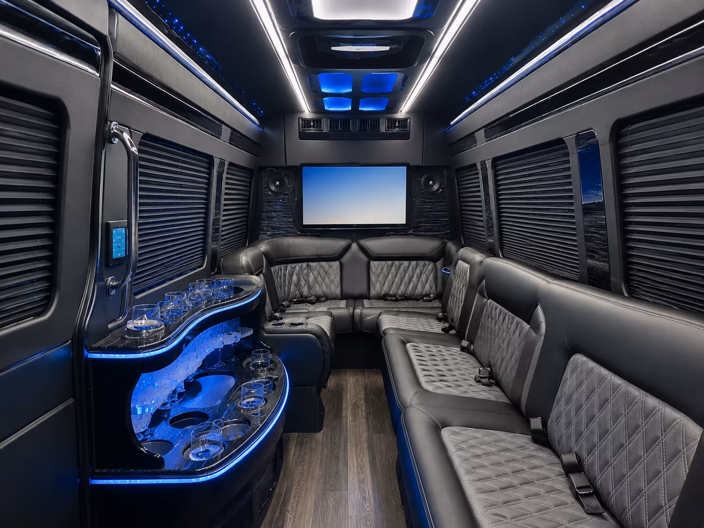 canton sprinter limousine interior