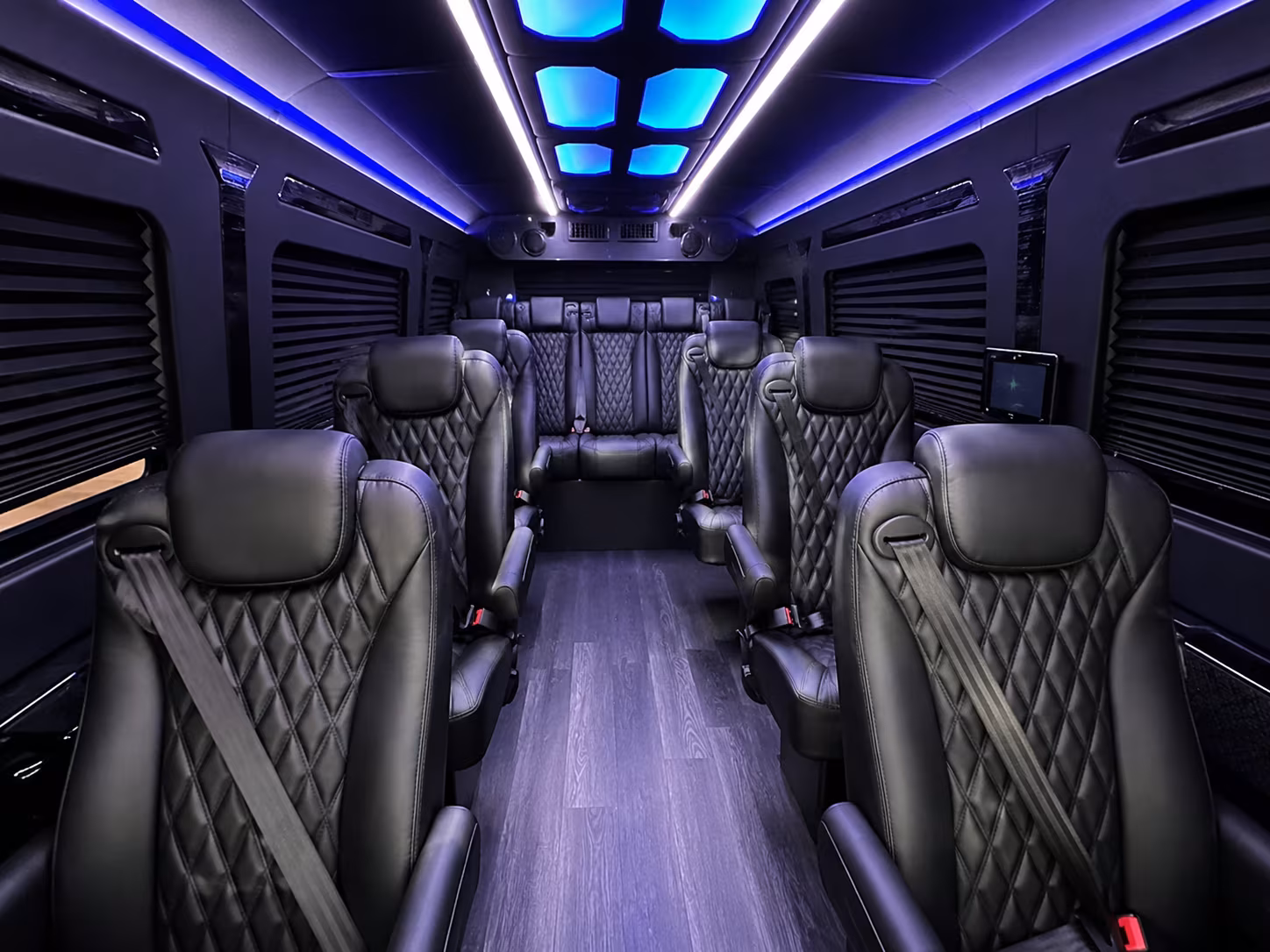 canton sprinter van with driver inside
