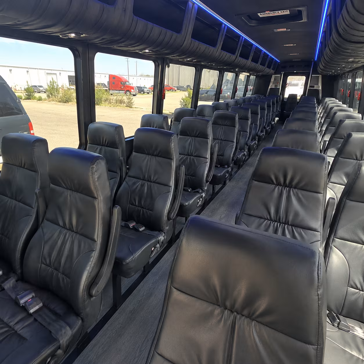 charter buses for large wedding groups traveling across wayne county